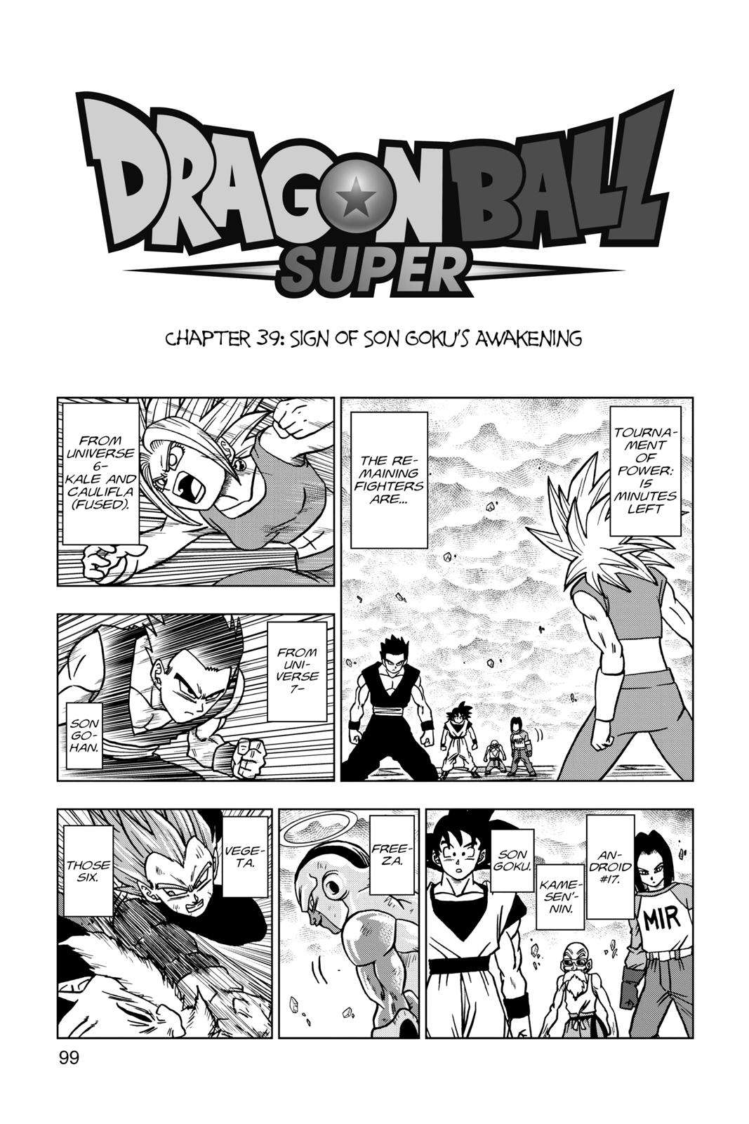 Dragon Ball Super Chap 39 - Next Chap 40