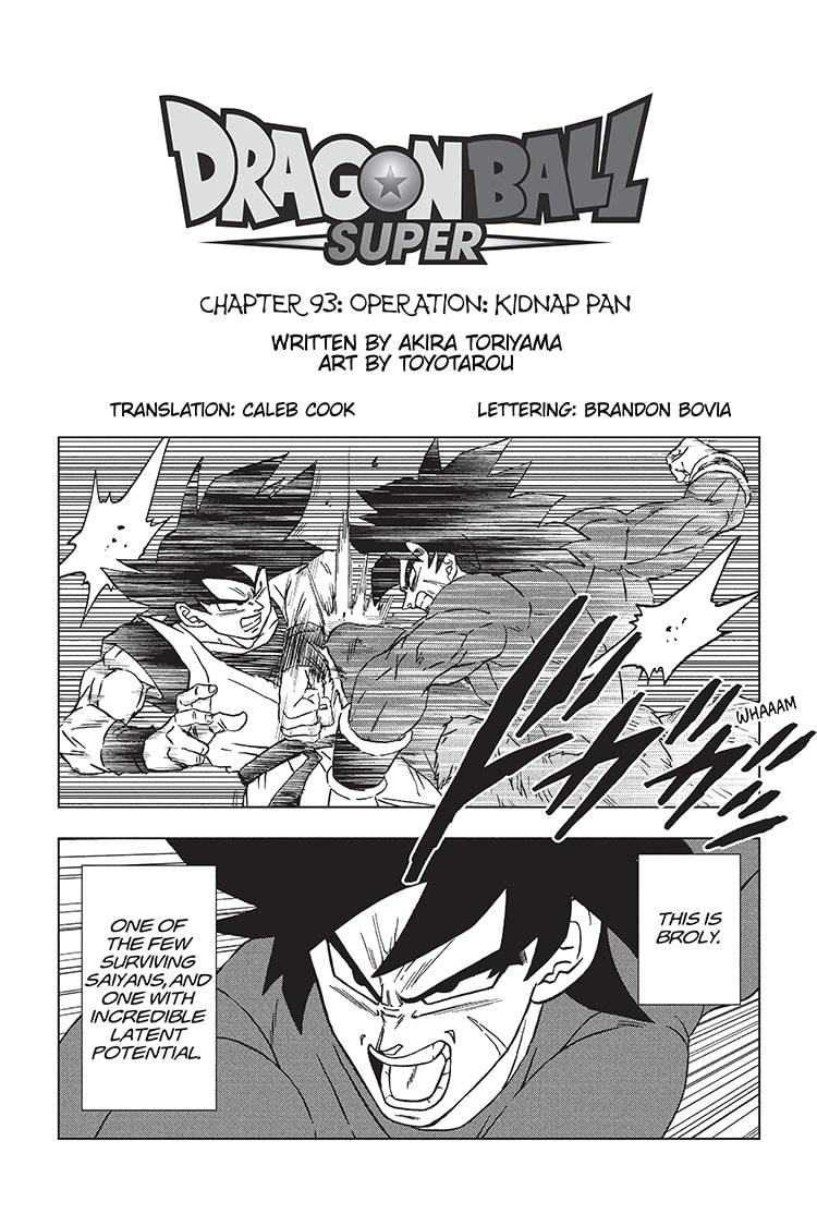 Dragon Ball Super Chap 93 - Next Chap 94
