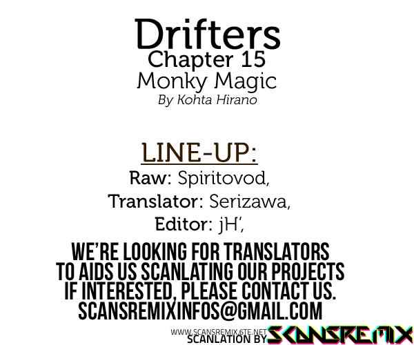 Drifters Chap 15 - Next Chap 16