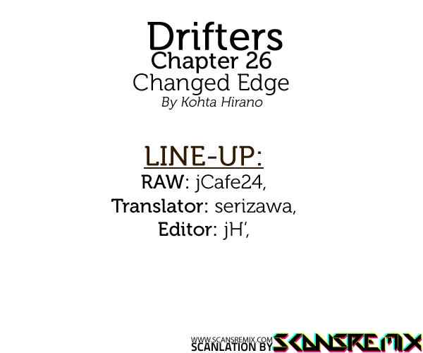 Drifters Chap 26 - Next Chap 27