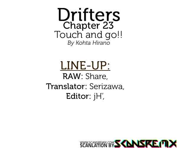 Drifters Chap 23 - Next Chap 24