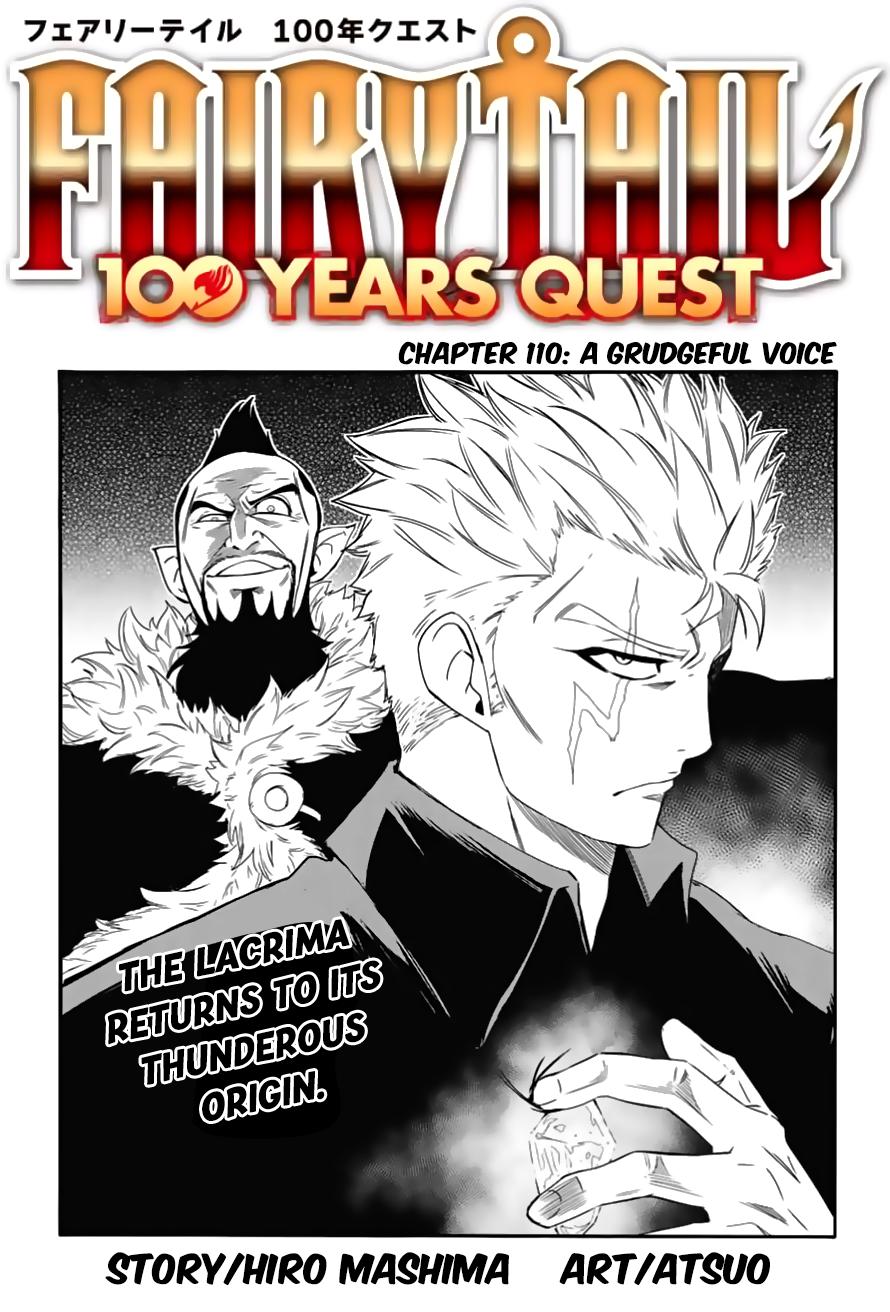 Fairy Tail: 100 Years Quest Chap 110 - Next Chap 111