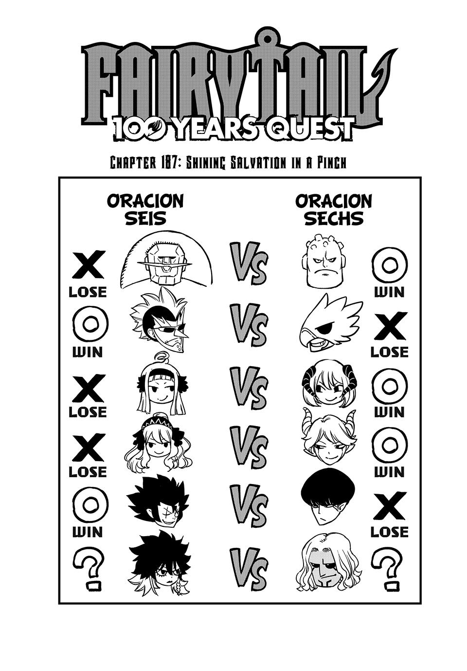 Fairy Tail: 100 Years Quest Chap 187 - Next Chap 188