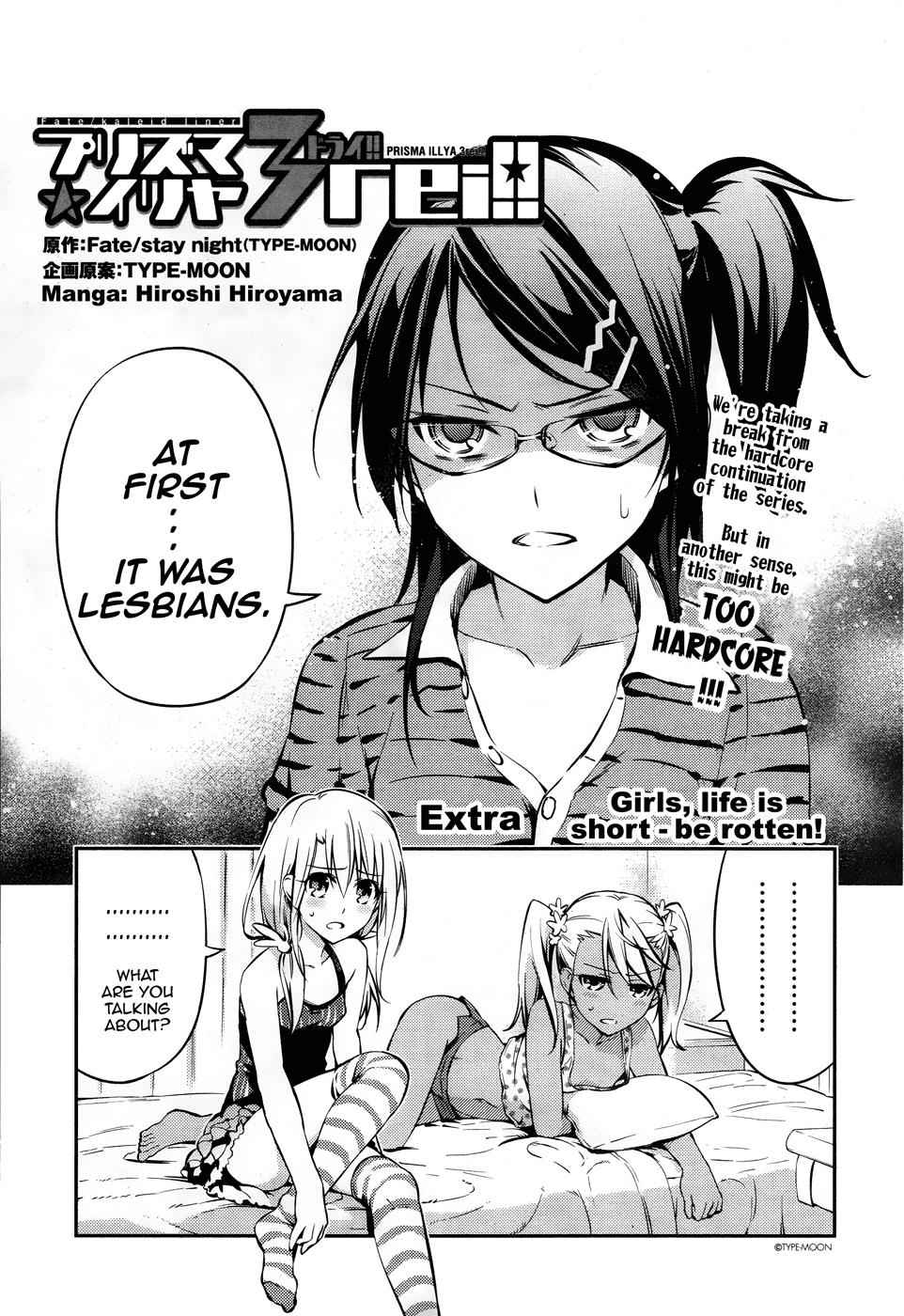 Fate Kaleid Liner Prisma Illya Drei! Chap 14.7 - Next Chap 15.7
