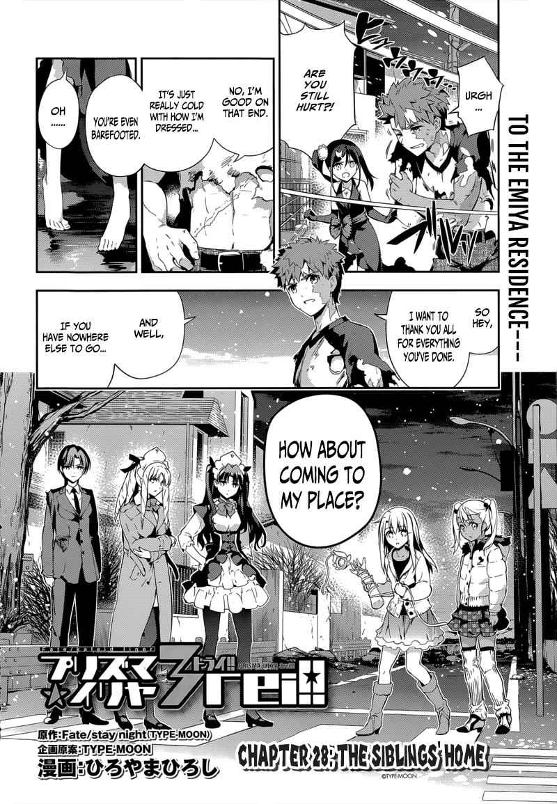 Fate Kaleid Liner Prisma Illya Drei! Chap 28 - Next Chap 29