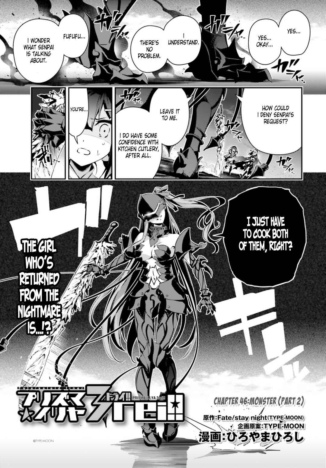 Fate Kaleid Liner Prisma Illya Drei! Chap 46.2 - Next Chap 47.2