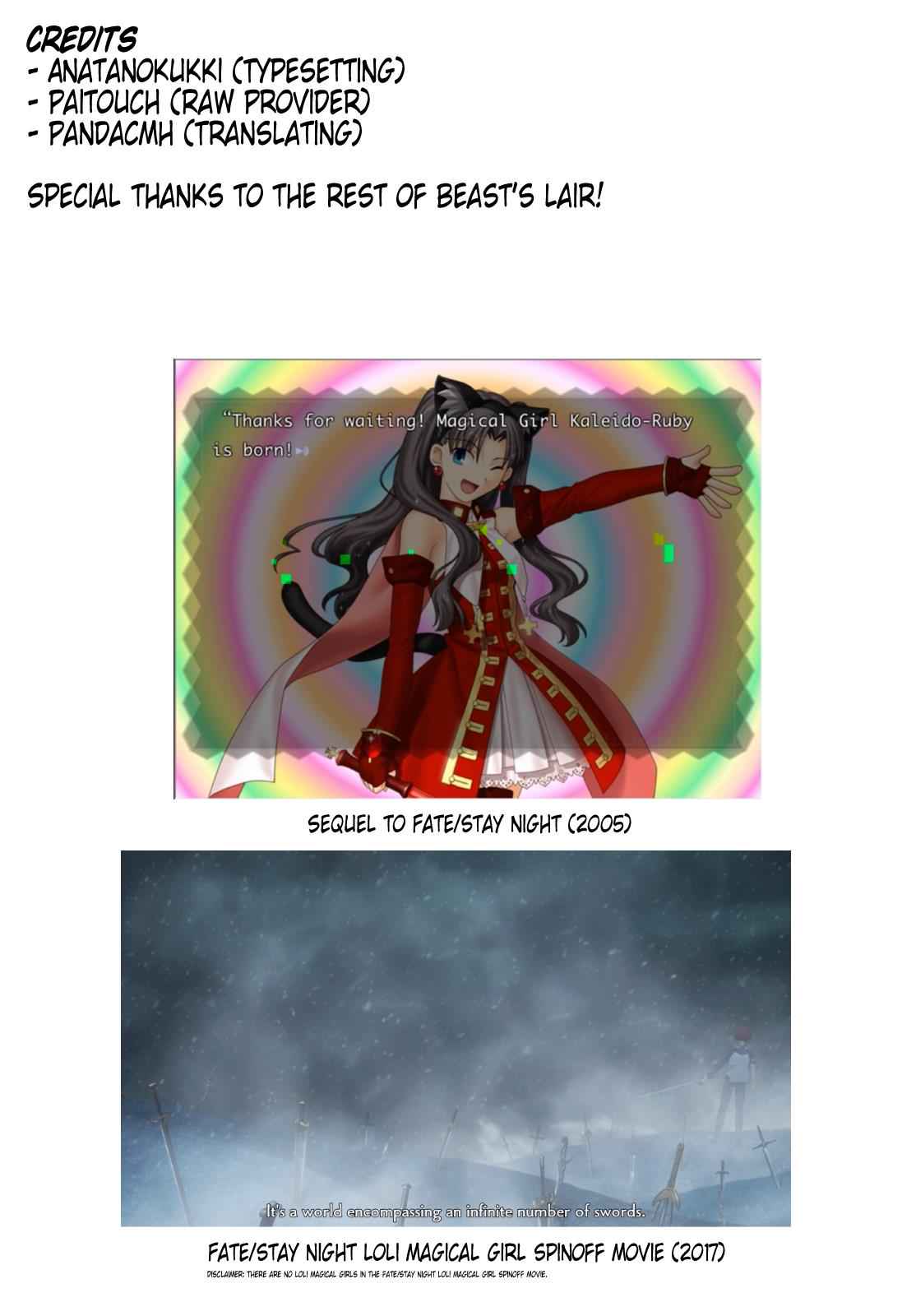 Fate Kaleid Liner Prisma Illya Drei! Chap 49.1 - Next Chap 50.1