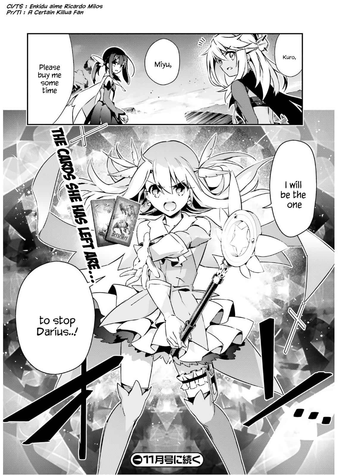 Fate Kaleid Liner Prisma Illya Drei! Chap 58.2 - Next Chap 59.2