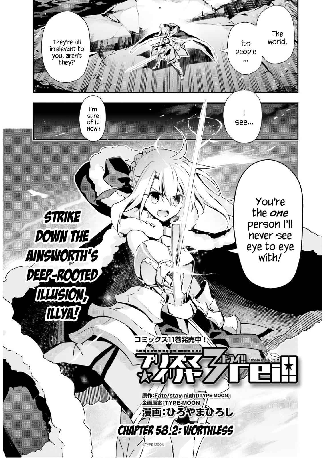 Fate Kaleid Liner Prisma Illya Drei! Chap 58.2 - Next Chap 59.2