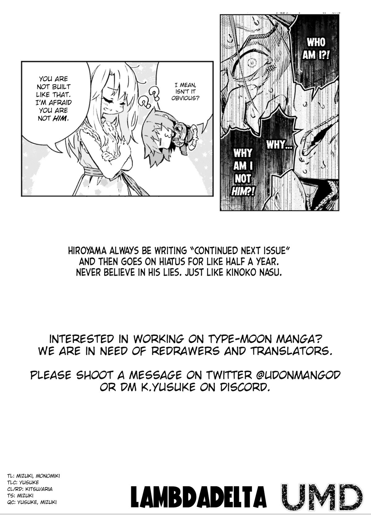 Fate Kaleid Liner Prisma Illya Drei! Chap 75.1 - Next Chap 76.1