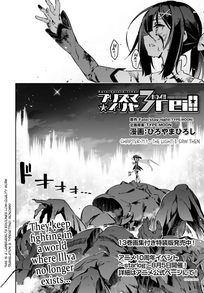 Fate Kaleid Liner Prisma Illya Drei! Chap 71.1 - Next Chap 72.1