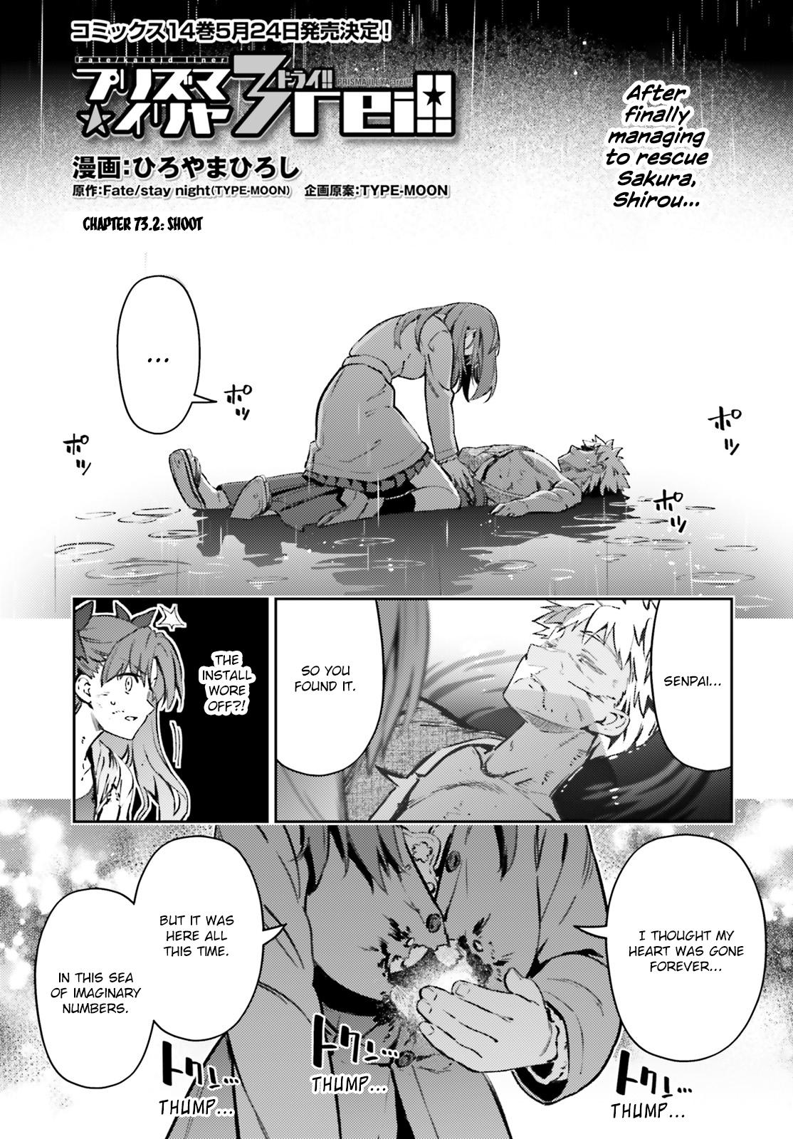 Fate Kaleid Liner Prisma Illya Drei! Chap 73.2 - Next Chap 74.2