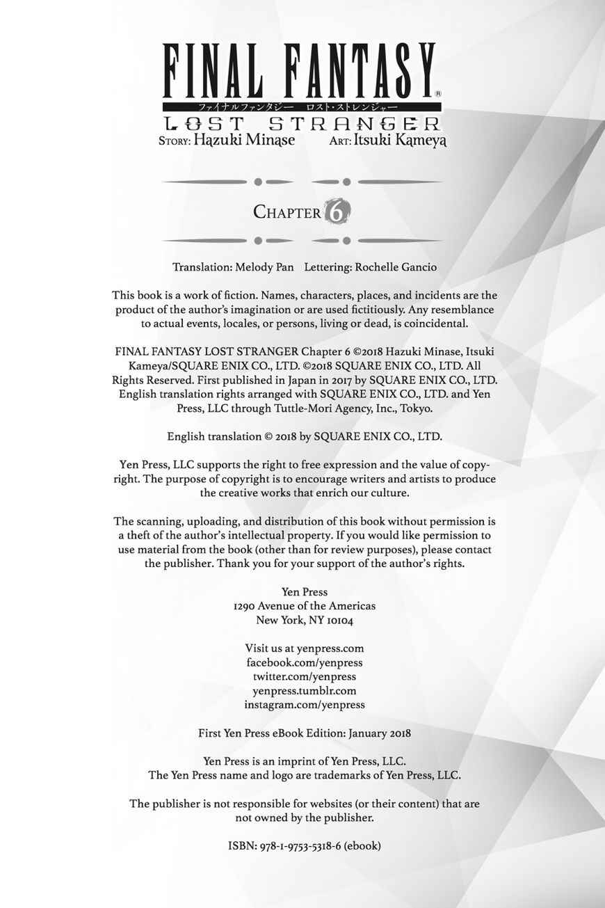 Final Fantasy: Lost Stranger Chap 6 - Next Chap 7