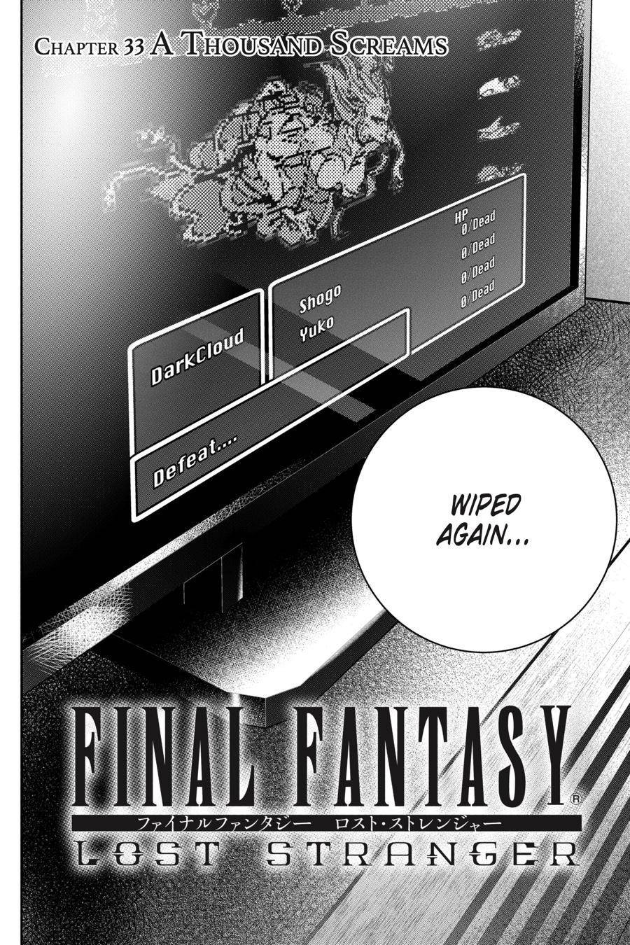 Final Fantasy: Lost Stranger Chap 33 - Next Chap 34