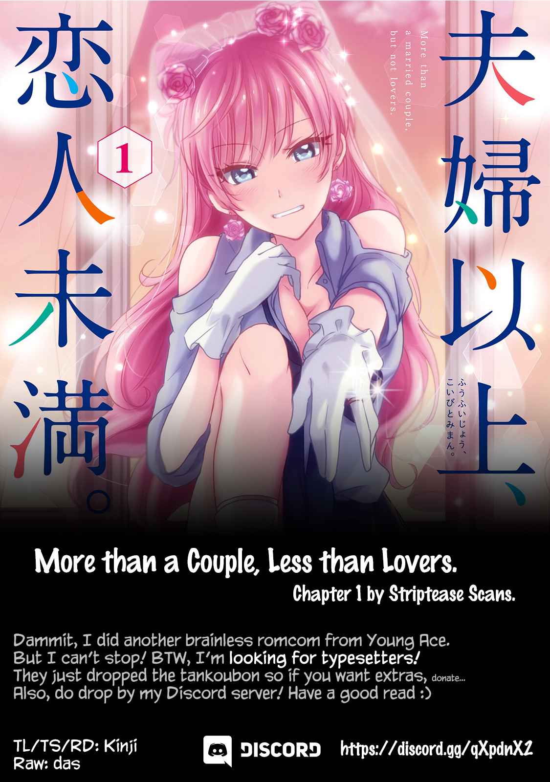 More than a married couple, but not lovers.  Chap 1 - Next Chap 2