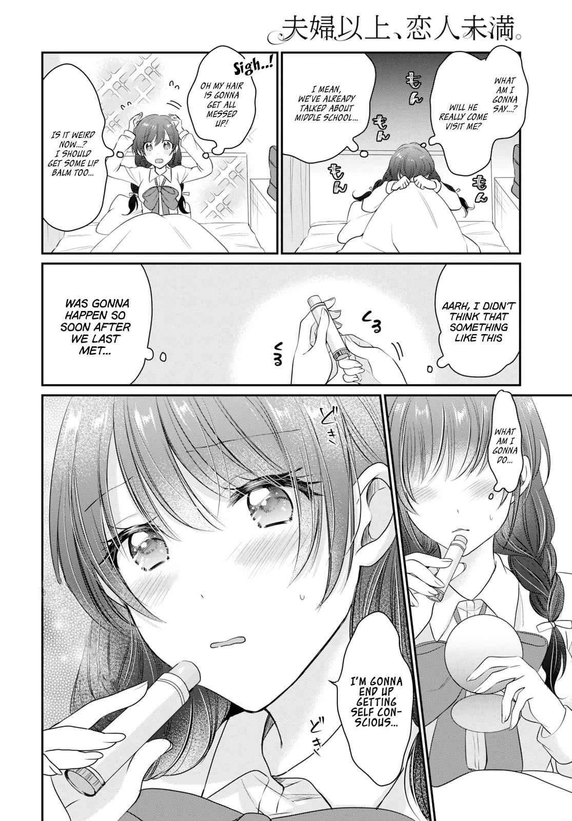 More than a married couple, but not lovers. Chap 12 - Next Chap 13
