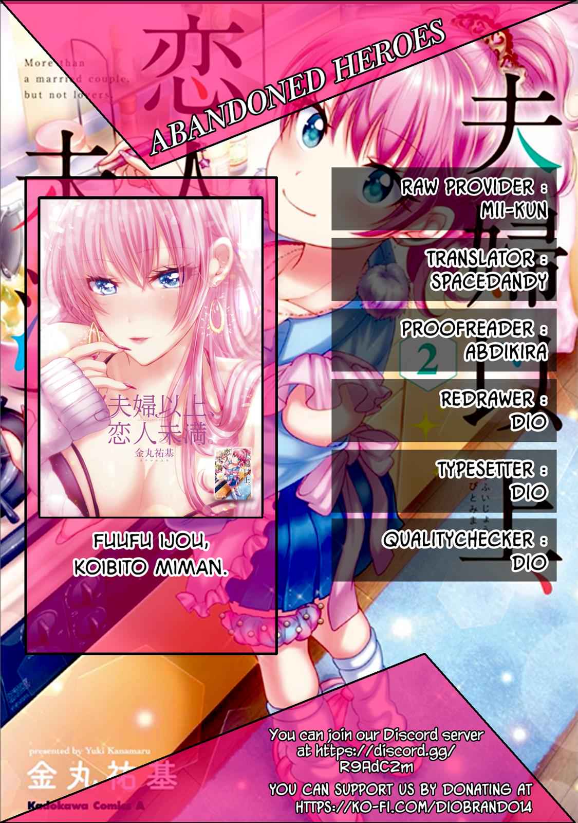 More than a married couple, but not lovers. Chap 21 - Next Chap 22