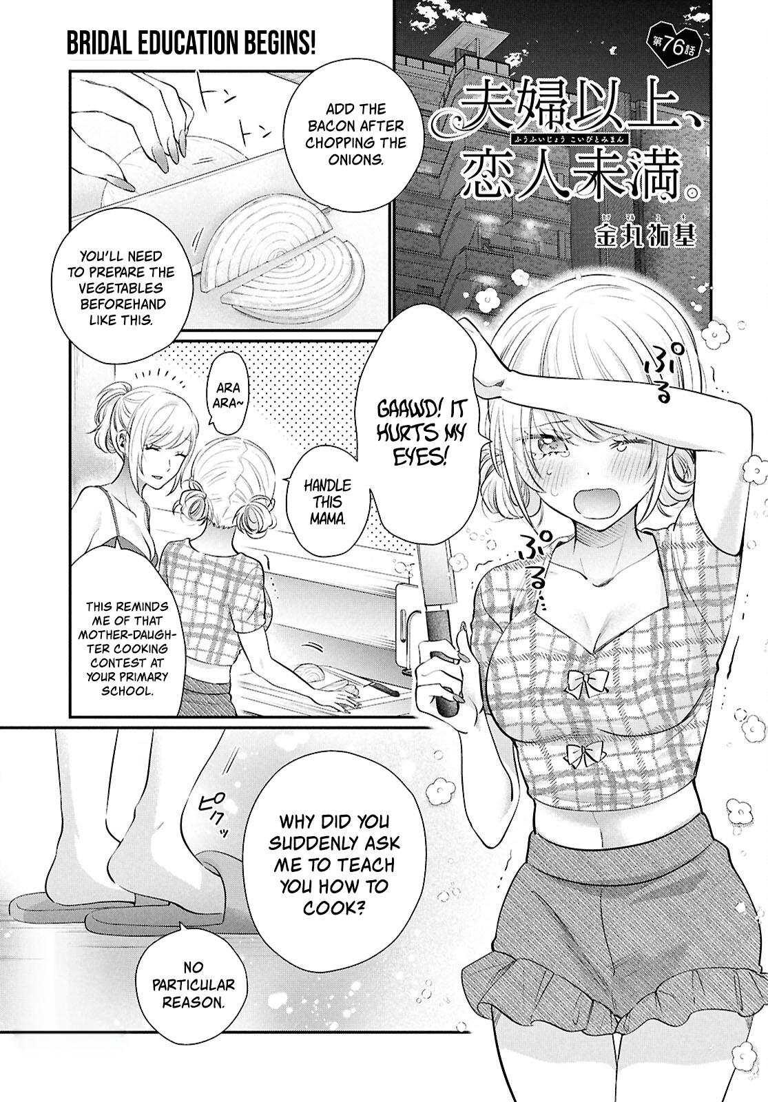 More than a married couple, but not lovers. Chap 76 - Next Chap 77