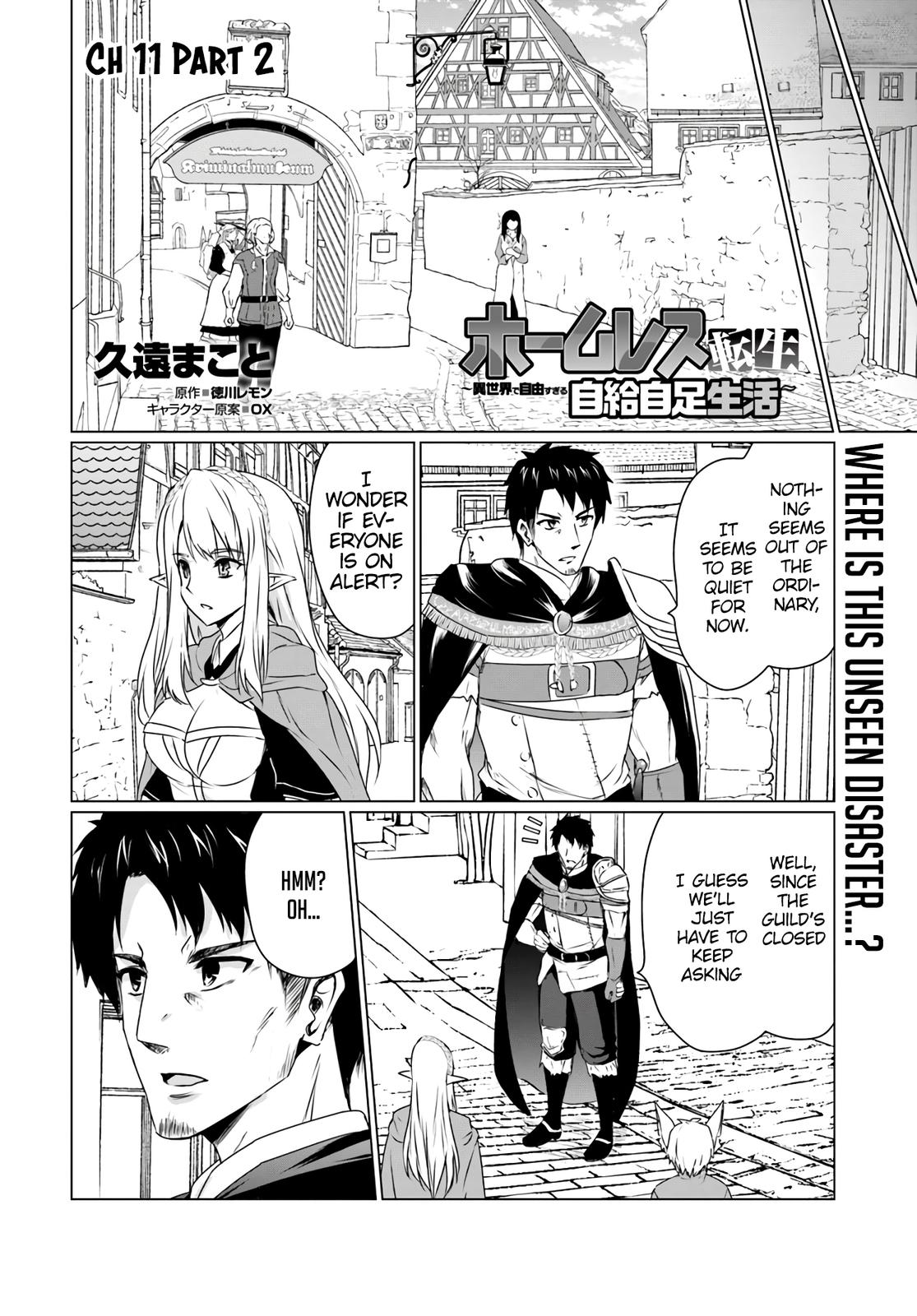 Homeless Tensei: Isekai De Jiyuu Sugiru Majutsu Jisoku Seikatsu Chap 11.2 - Next Chap 12.2