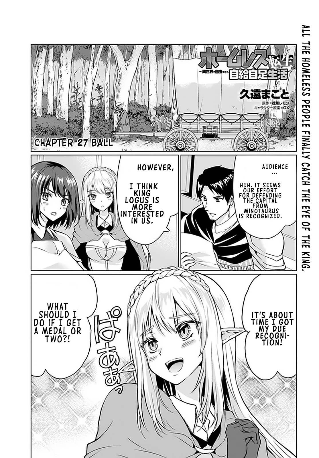 Homeless Tensei: Isekai De Jiyuu Sugiru Majutsu Jisoku Seikatsu Chap 27.1 - Next Chap 28.1