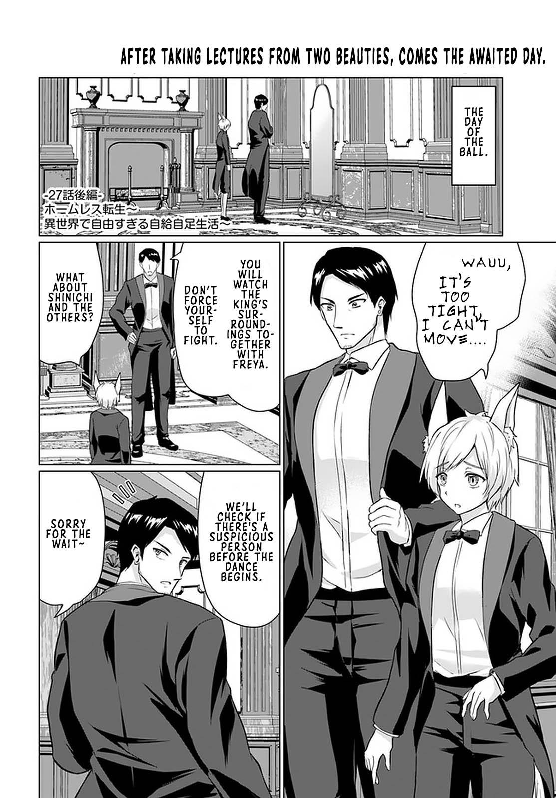 Homeless Tensei: Isekai De Jiyuu Sugiru Majutsu Jisoku Seikatsu Chap 27.2 - Next Chap 28.2