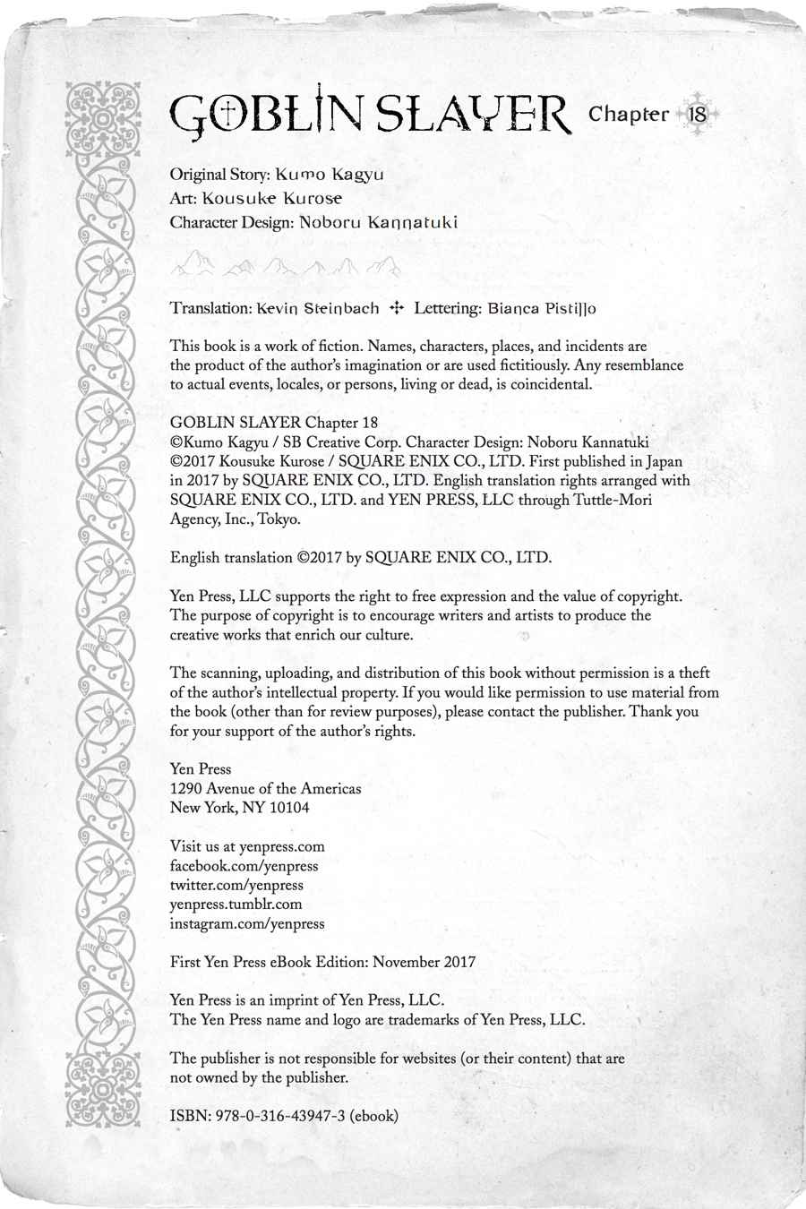Goblin Slayer Chap 18 - Next Chap 19