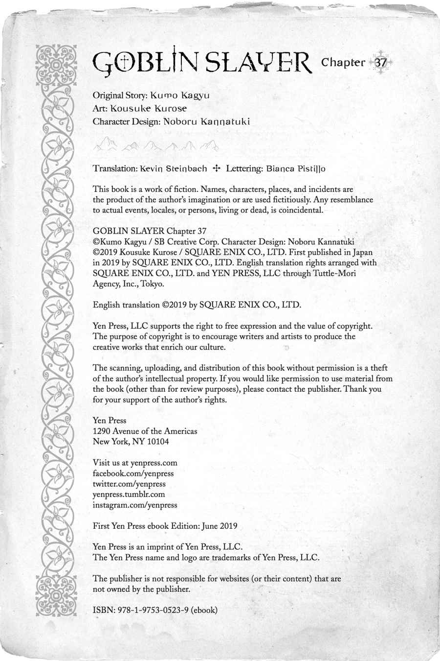 Goblin Slayer Chap 37 - Next Chap 38