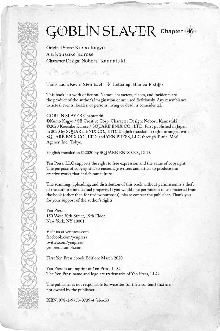 Goblin Slayer Chap 46 - Next Chap 47
