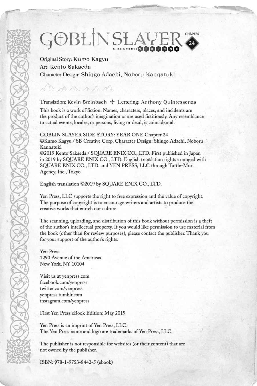 Goblin Slayer Side Story: Year One Chap 24 - Next Chap 25