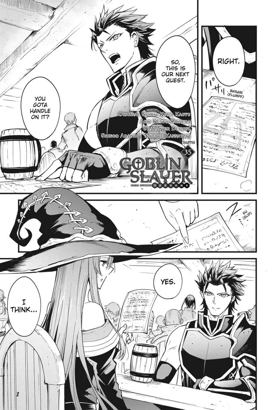 Goblin Slayer Side Story: Year One Chap 35 - Next Chap 36