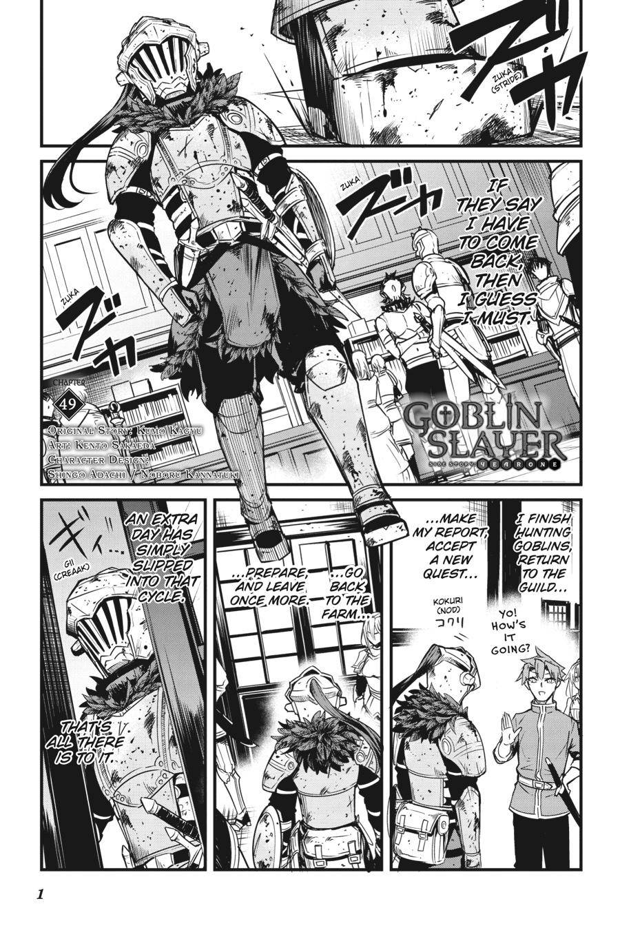Goblin Slayer Side Story: Year One Chap 49 - Next Chap 50