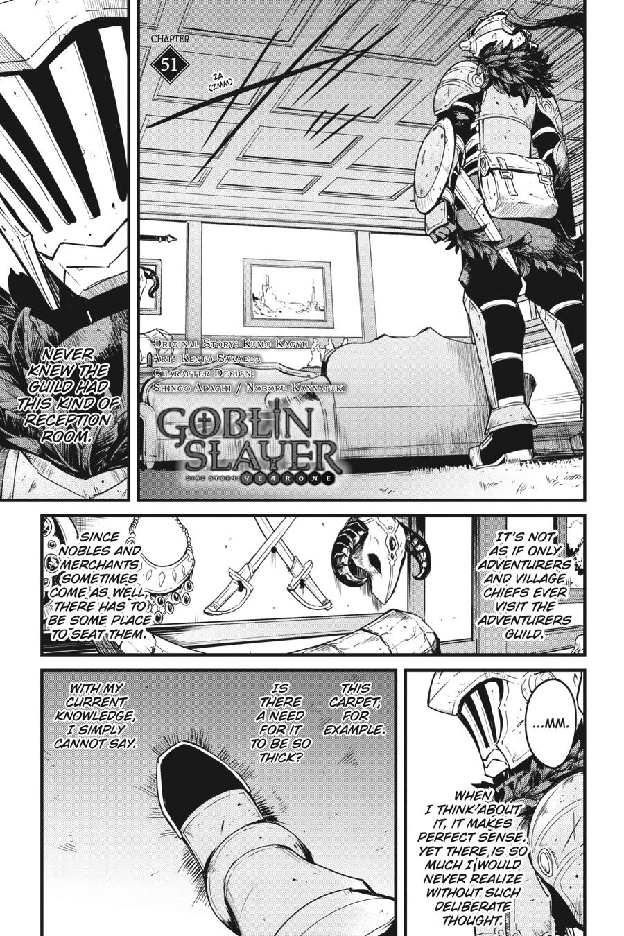 Goblin Slayer Side Story: Year One Chap 51 - Next Chap 52