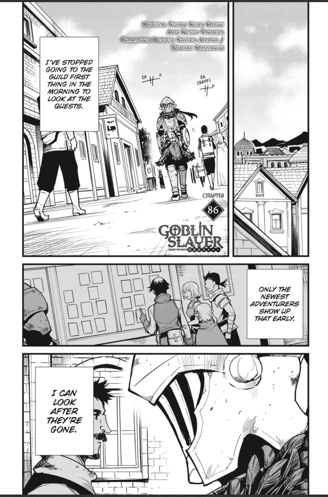 Goblin Slayer Side Story: Year One Chap 86 - Next Chap 87