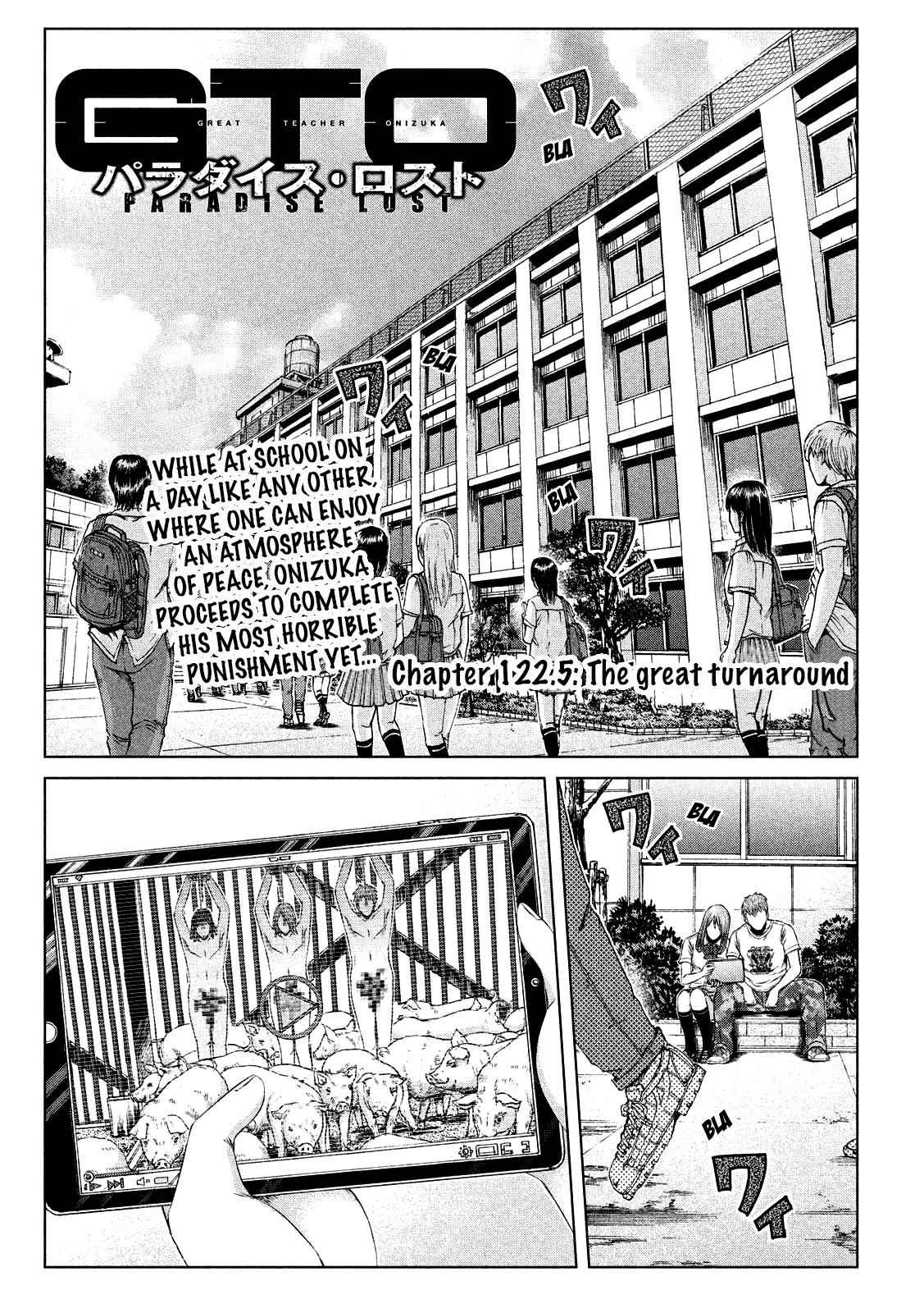 GTO - Paradise Lost Chap 122.5 - Next Chap 123.5