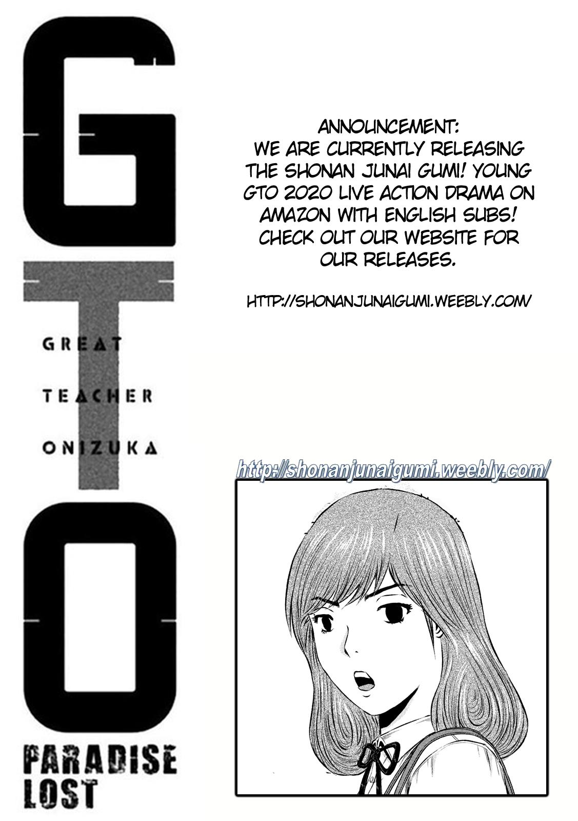 GTO - Paradise Lost Chap 134 - Next Chap 135