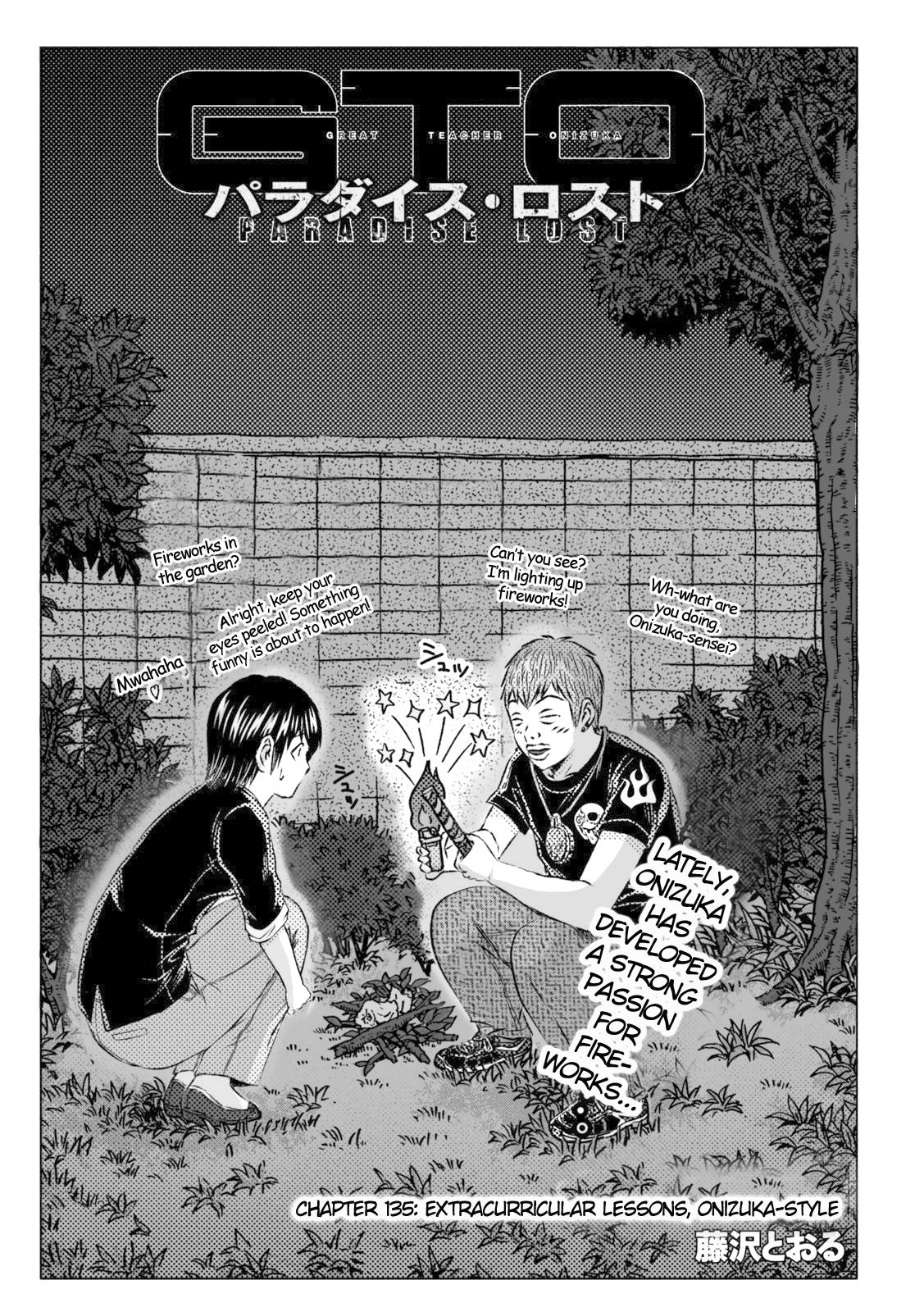 GTO - Paradise Lost Chap 135 - Next Chap 136