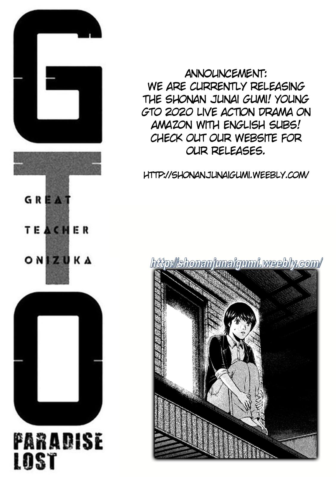 GTO - Paradise Lost Chap 135 - Next Chap 136