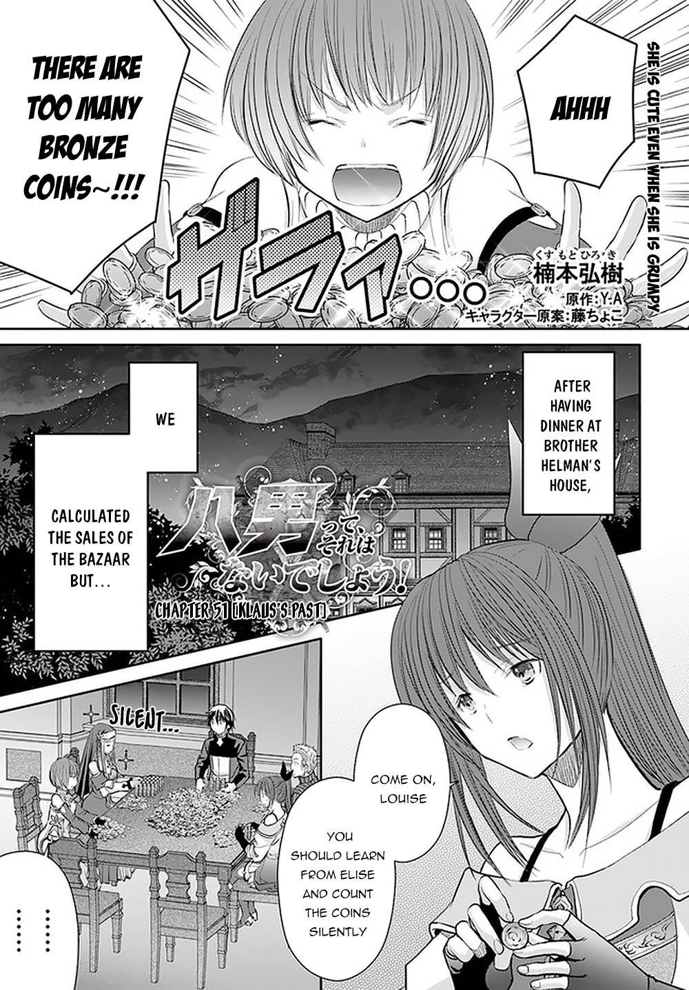 Hachi-nan tte, Sore wa Nai deshou! Chap 51 - Next Chap 52