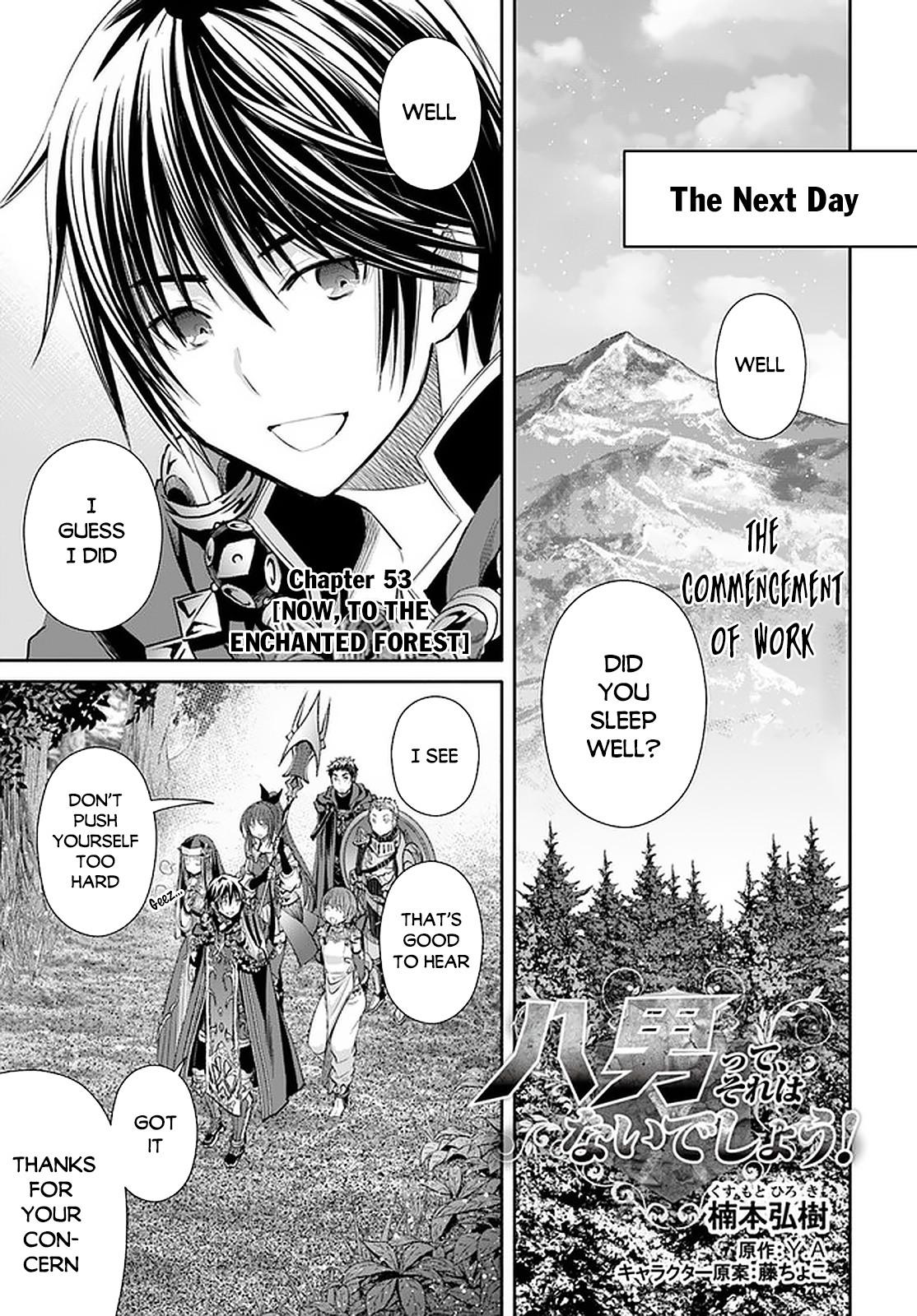 Hachi-nan tte, Sore wa Nai deshou! Chap 53 - Next Chap 54