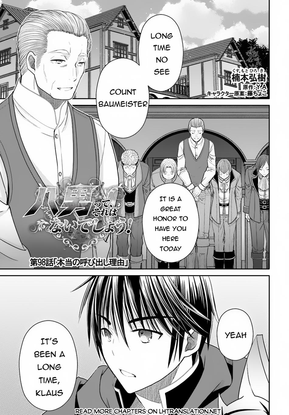 Hachi-nan tte, Sore wa Nai deshou! Chap 98 - Next Chap 99