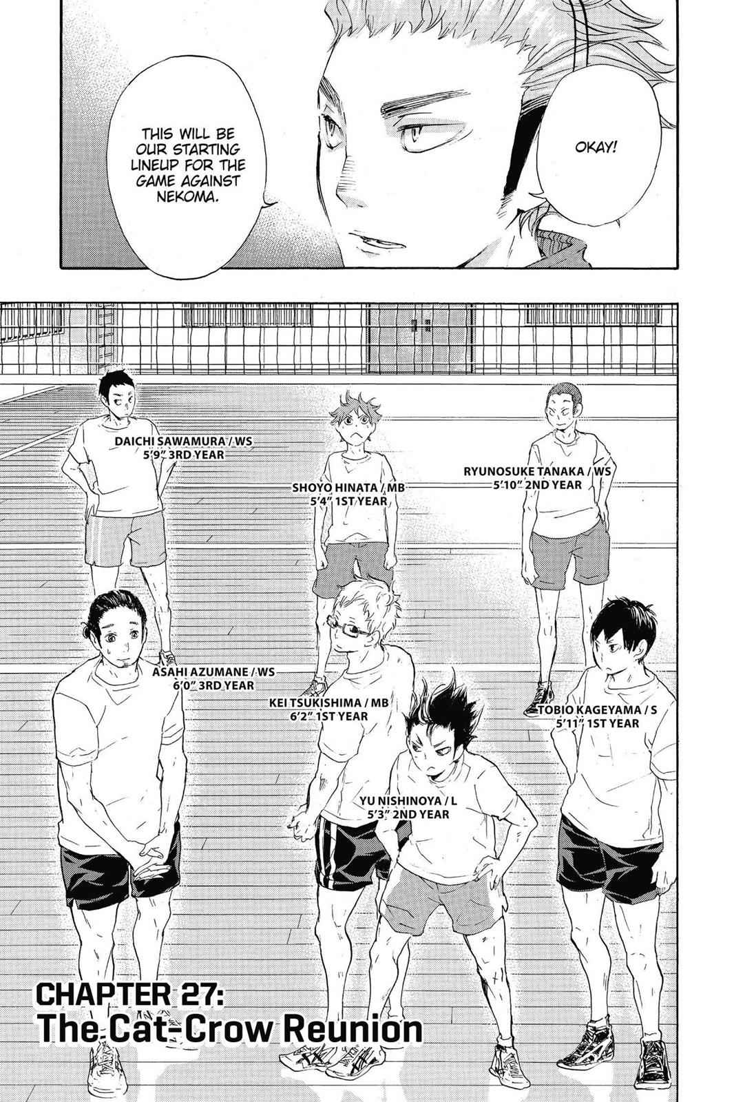 Haikyu!! Chap 27 - Next Chap 28