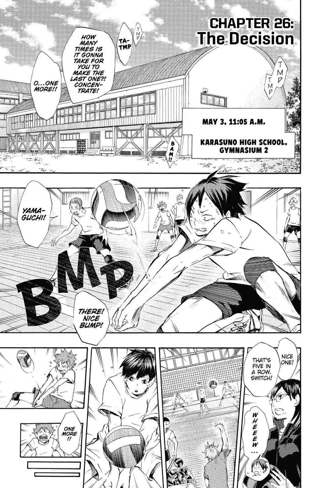 Haikyu!! Chap 26 - Next Chap 27