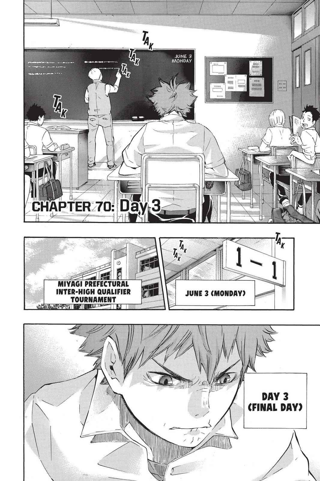 Haikyu!! Chap 70 - Next Chap 71