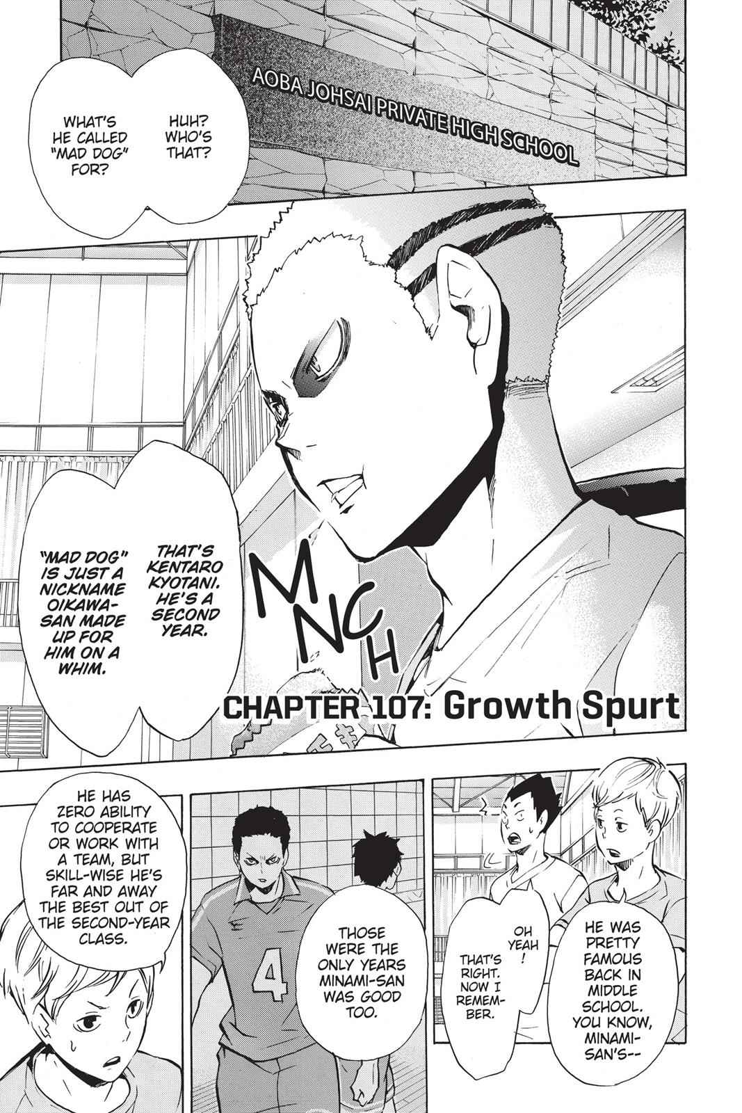 Haikyu!! Chap 107 - Next Chap 108