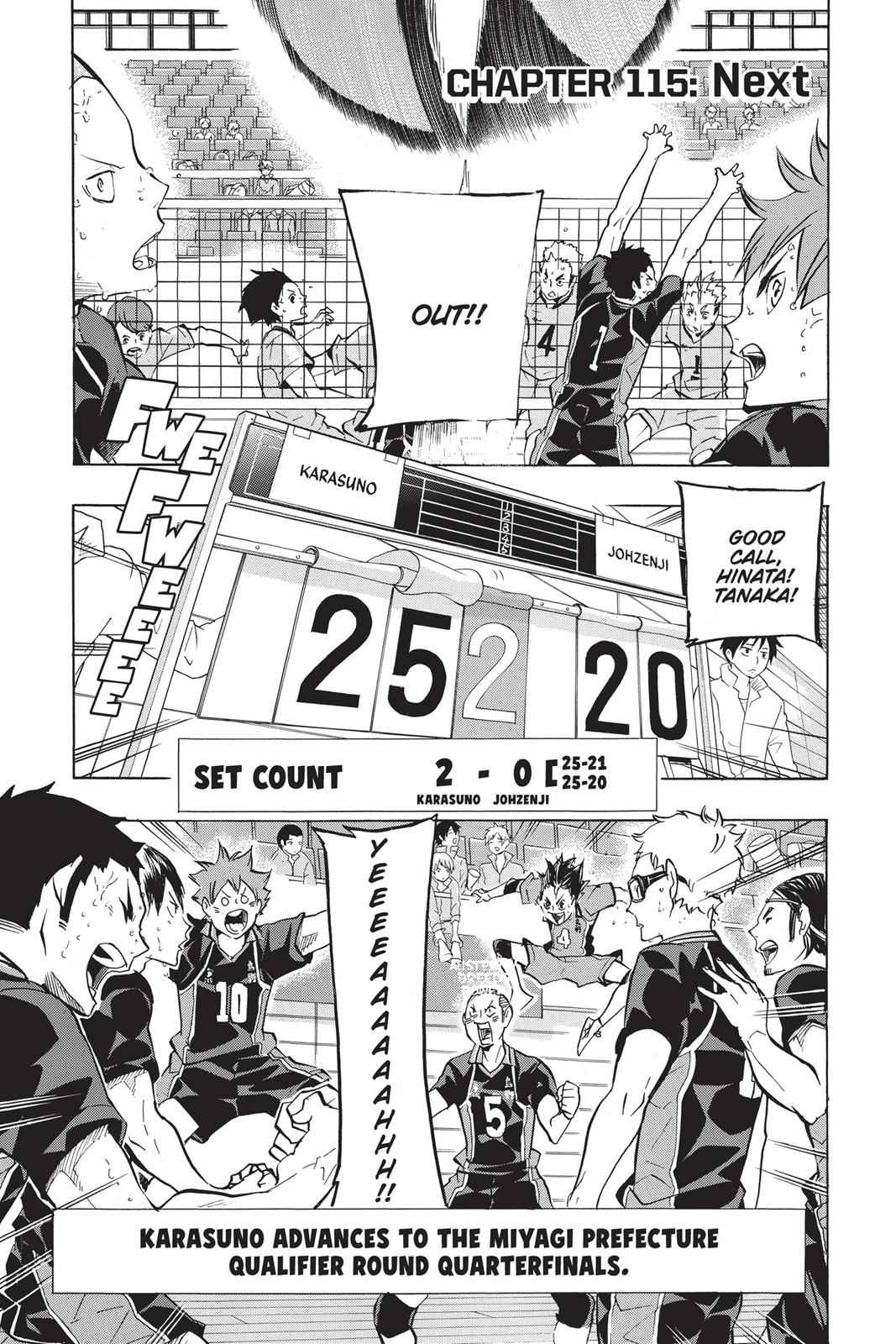 Haikyu!! Chap 115 - Next Chap 116