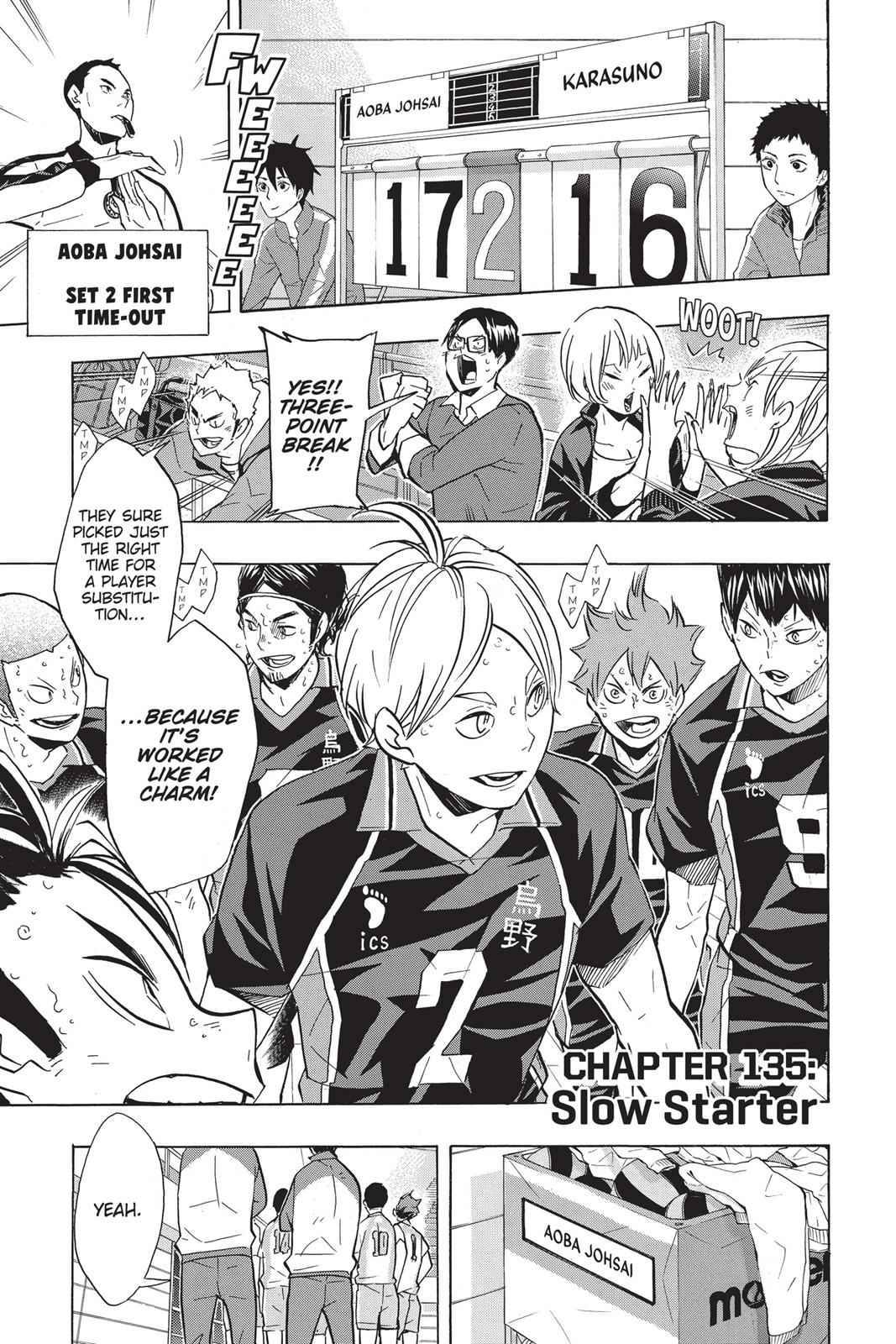Haikyu!! Chap 135 - Next Chap 136