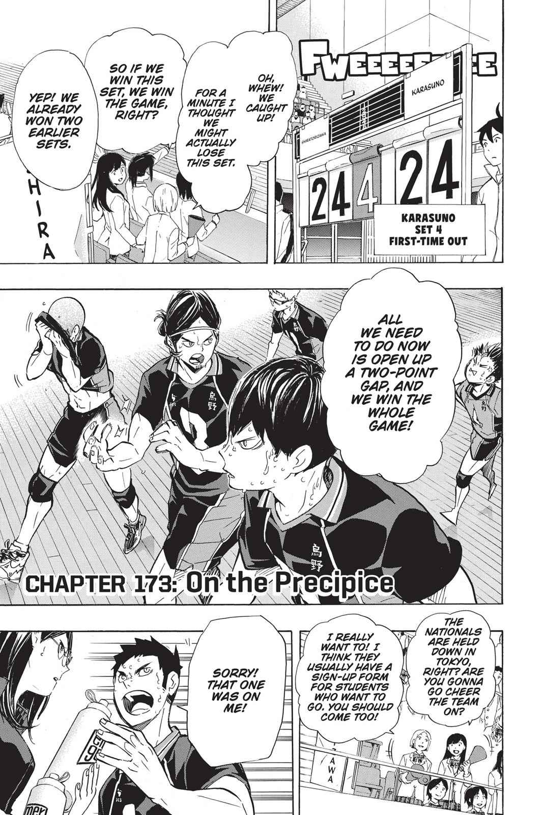 Haikyu!! Chap 173 - Next Chap 174
