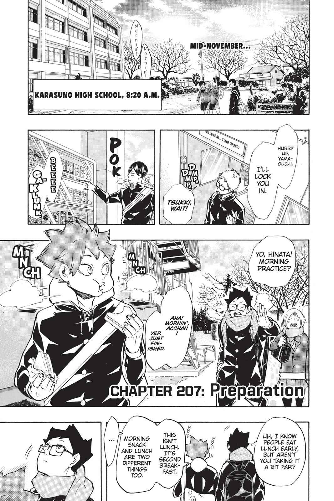 Haikyu!! Chap 207 - Next Chap 208