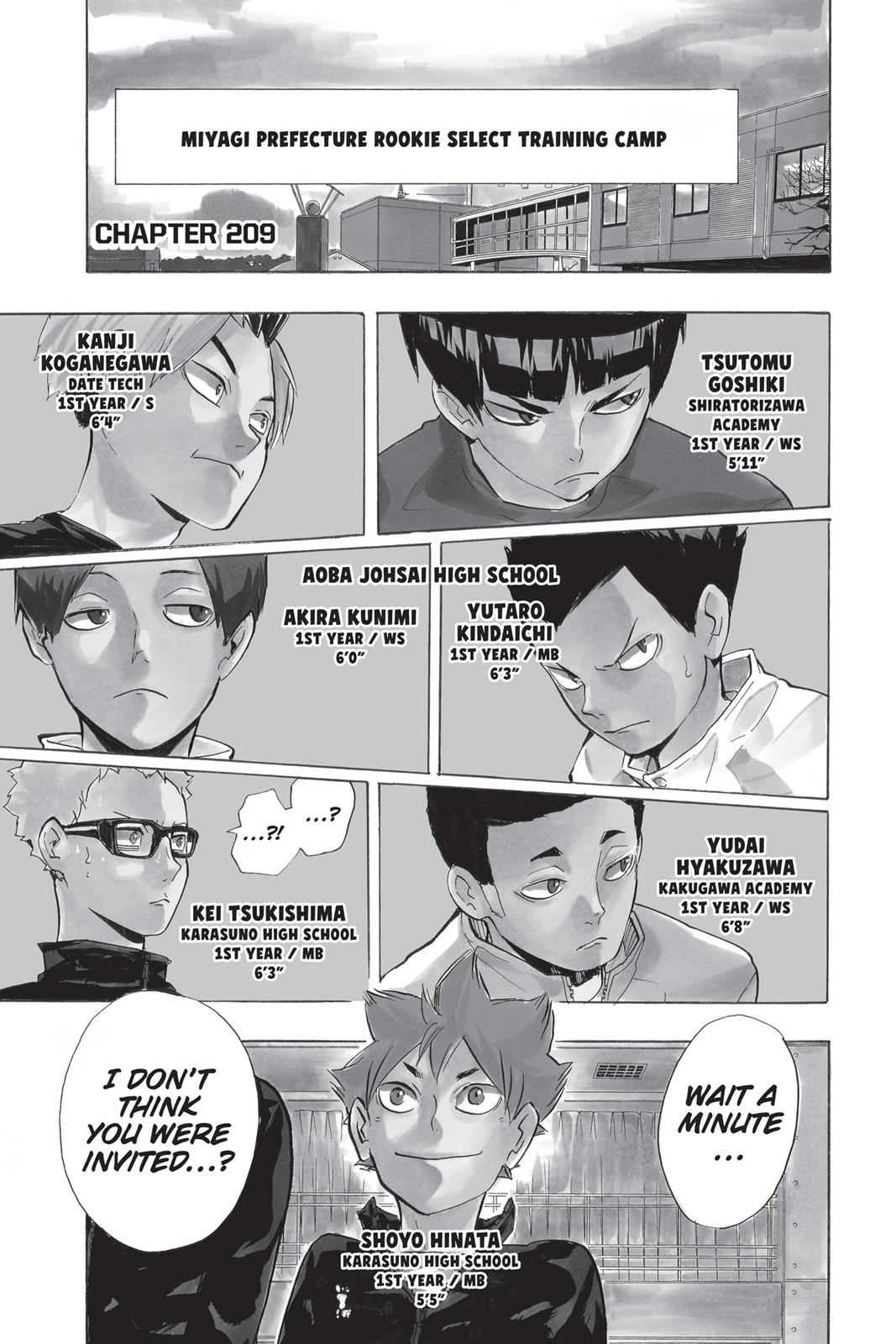 Haikyu!! Chap 209 - Next Chap 210
