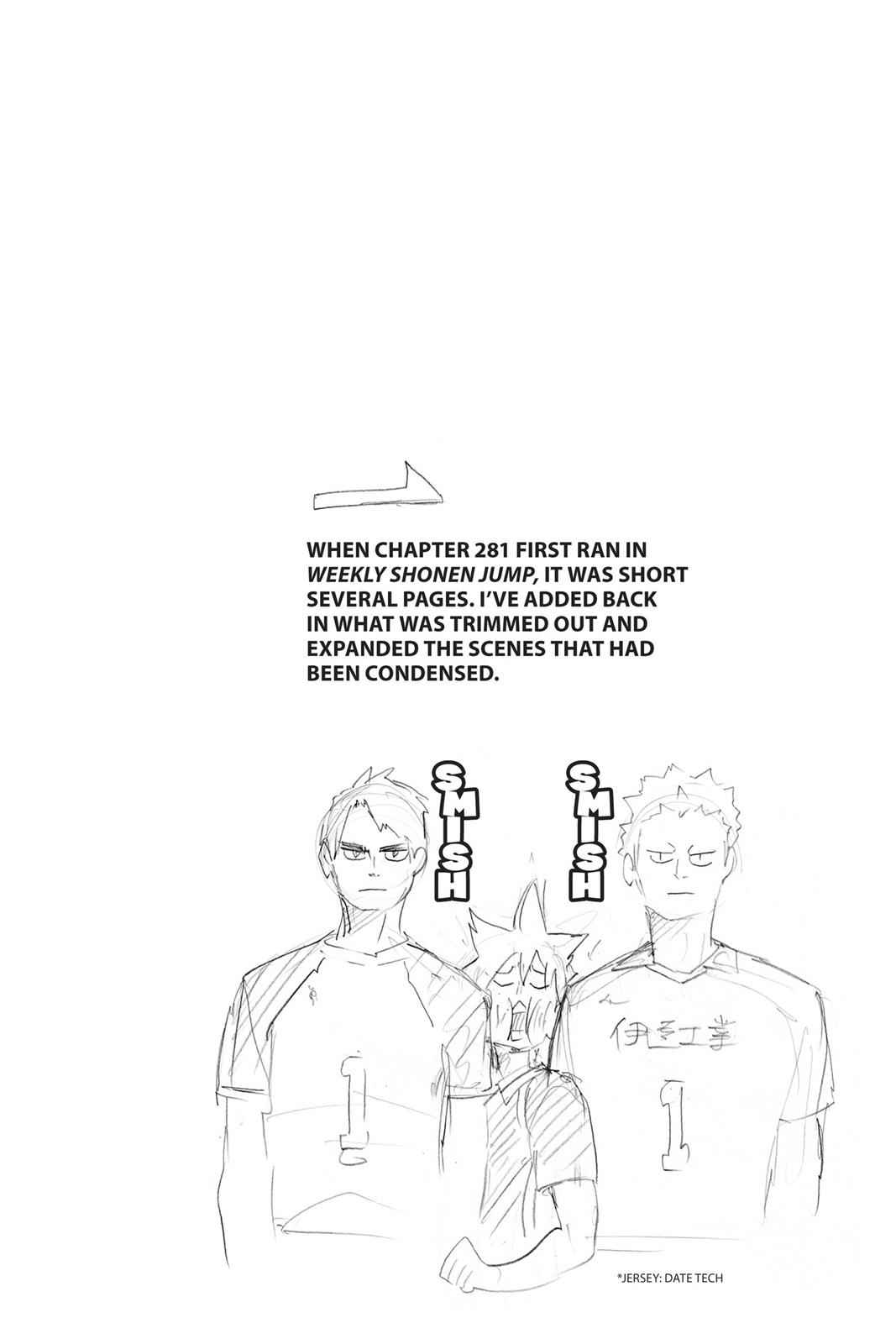 Haikyu!! Chap 281 - Next Chap 282